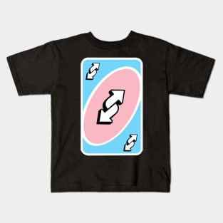 reverse uno trans card Kids T-Shirt